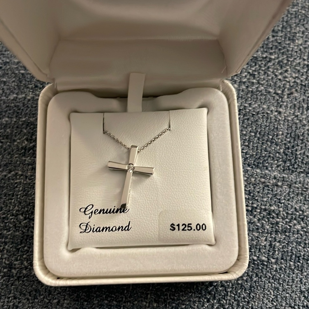 Sterling Silver Cross Pendant Necklace